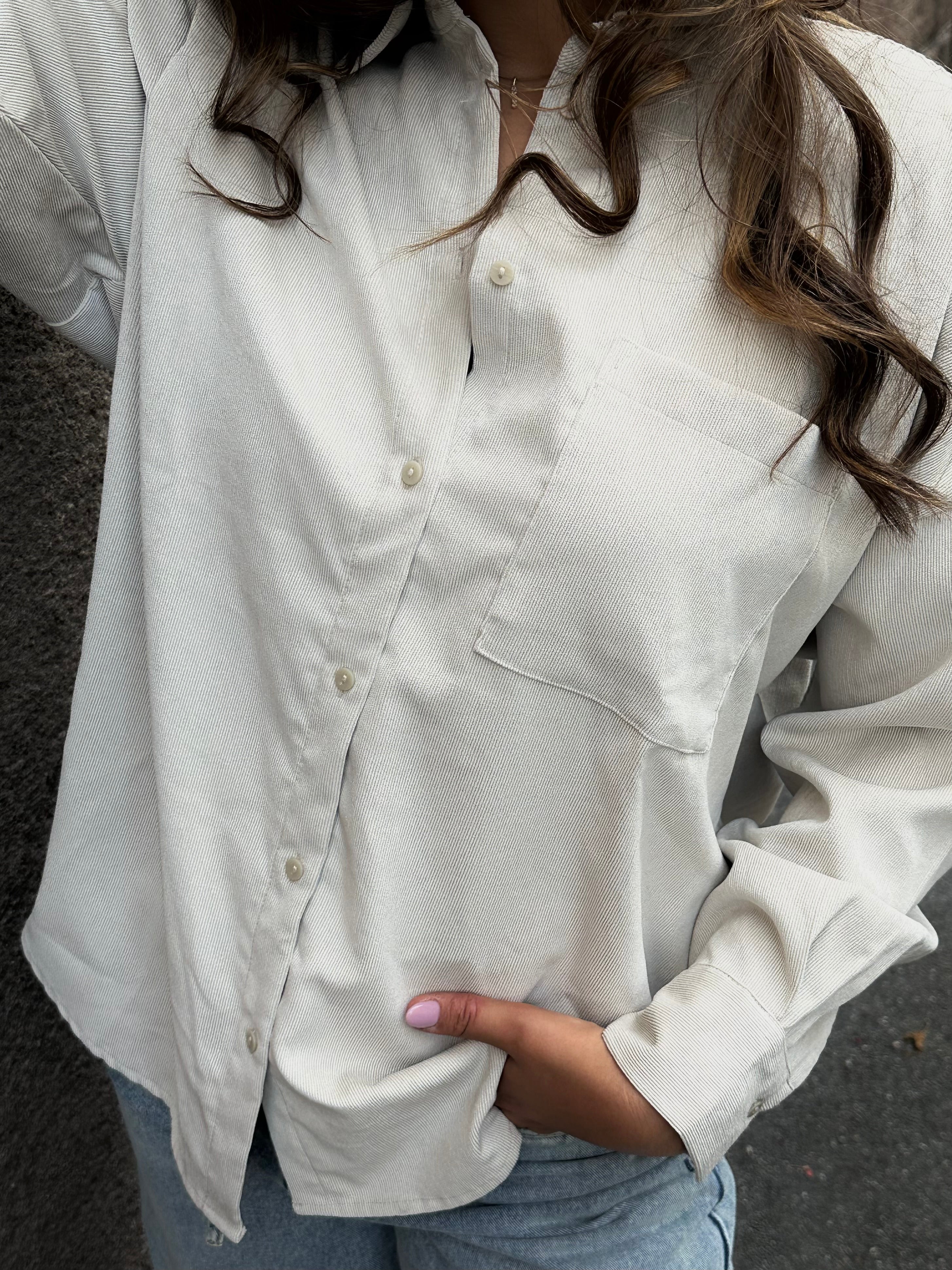 VMSANNE Shirt - Pumice Stone